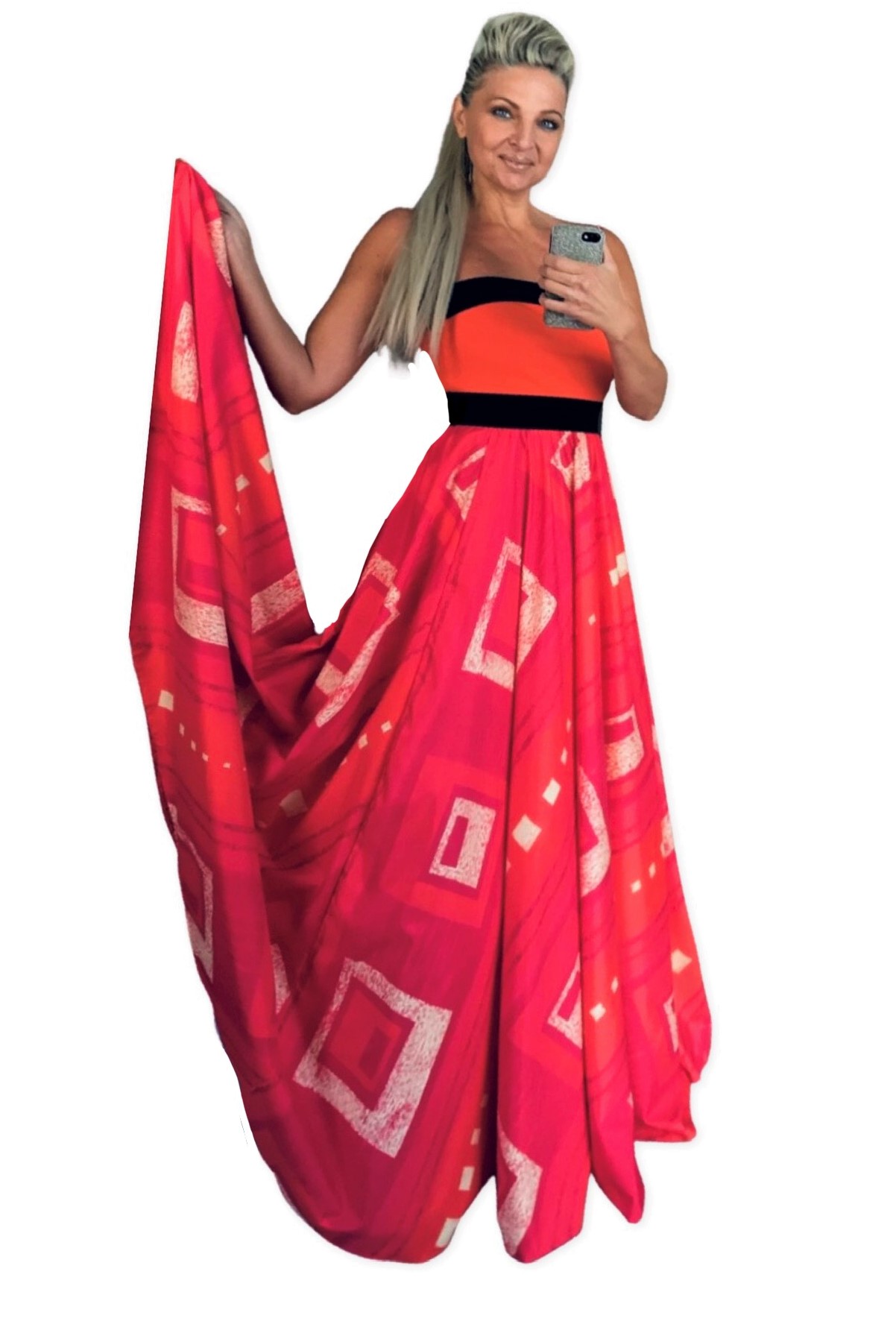 DLOUHÉ ŠATY - BOROS DR-L-RO 01